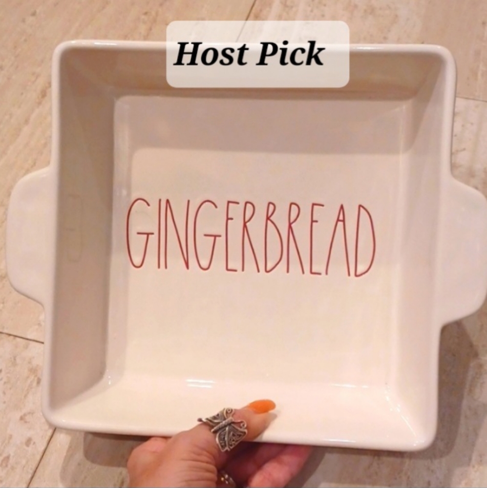 Rae Dunn Artisan Collection "Gingerbread" Baking Dish - Picture 1 of 6